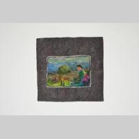 «Schöne Aussicht», gefilzt, 25x24cm, 2005